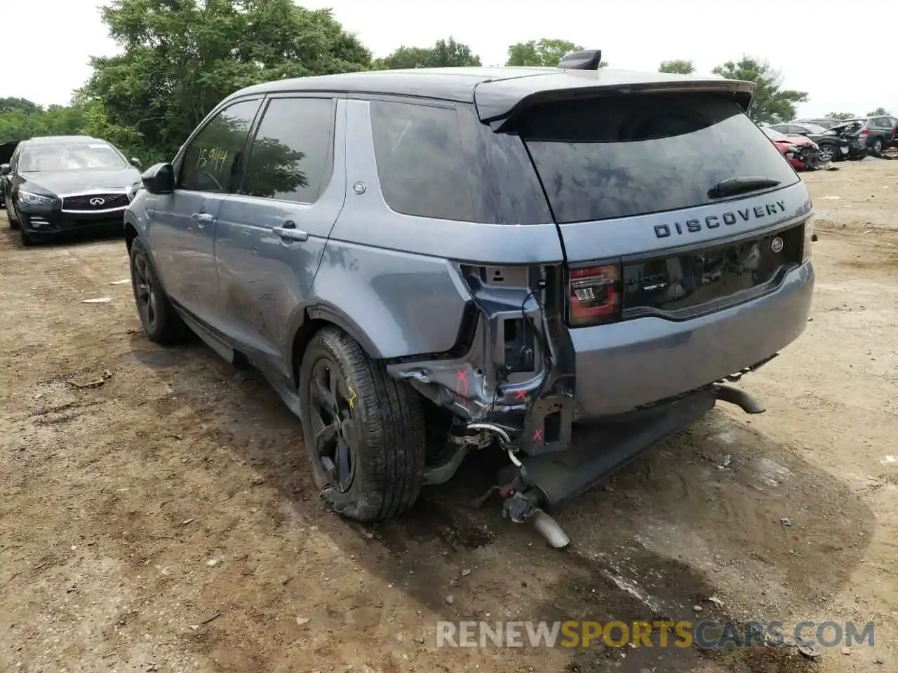 3 Photograph of a damaged car SALCJ2FX8LH840603 LAND ROVER DISCOVERY 2020