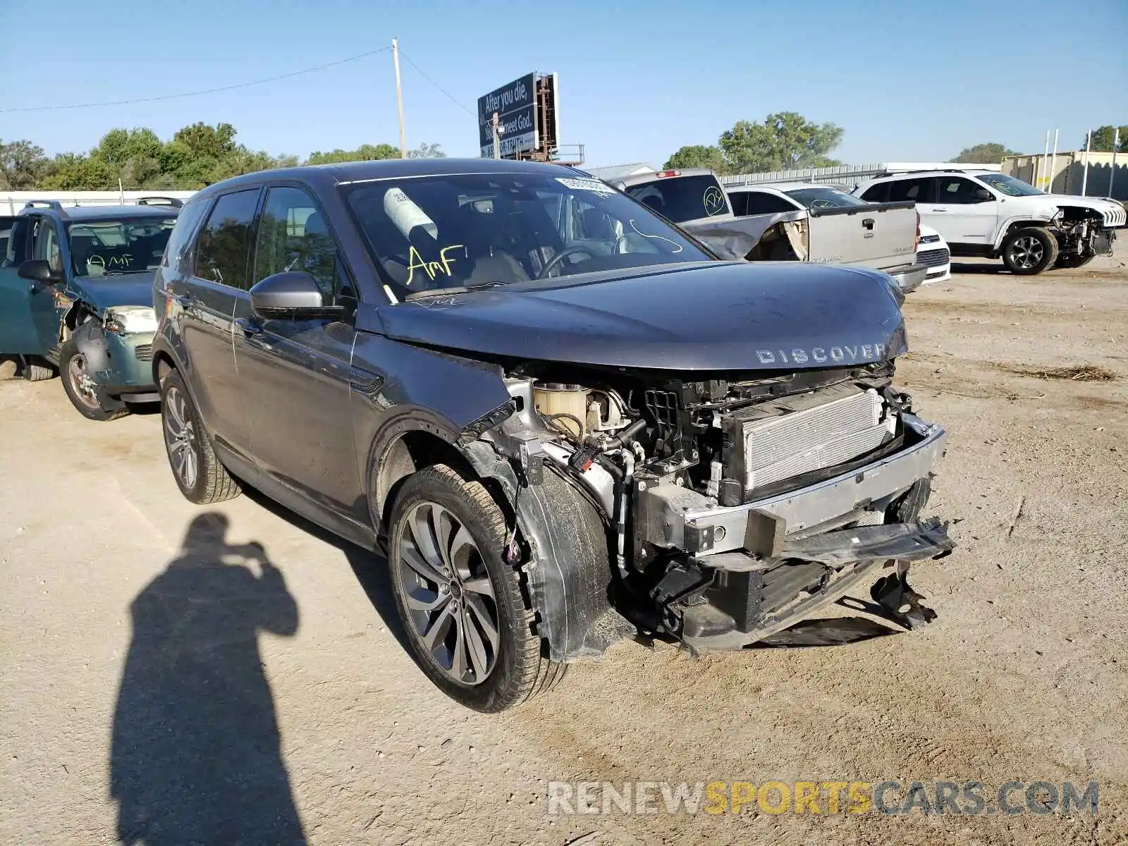 1 Photograph of a damaged car SALCJ2FX8LH866702 LAND ROVER DISCOVERY 2020