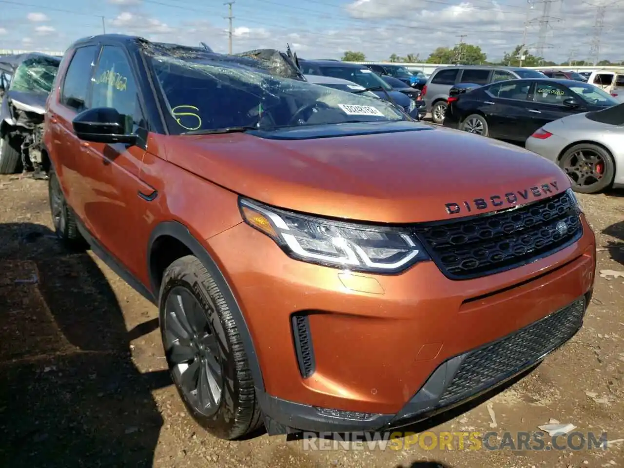 1 Photograph of a damaged car SALCJ2FX8LH880809 LAND ROVER DISCOVERY 2020