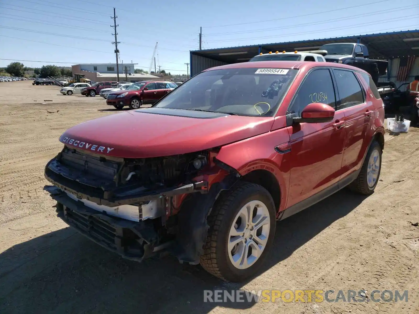 2 Photograph of a damaged car SALCJ2FX9LH845759 LAND ROVER DISCOVERY 2020