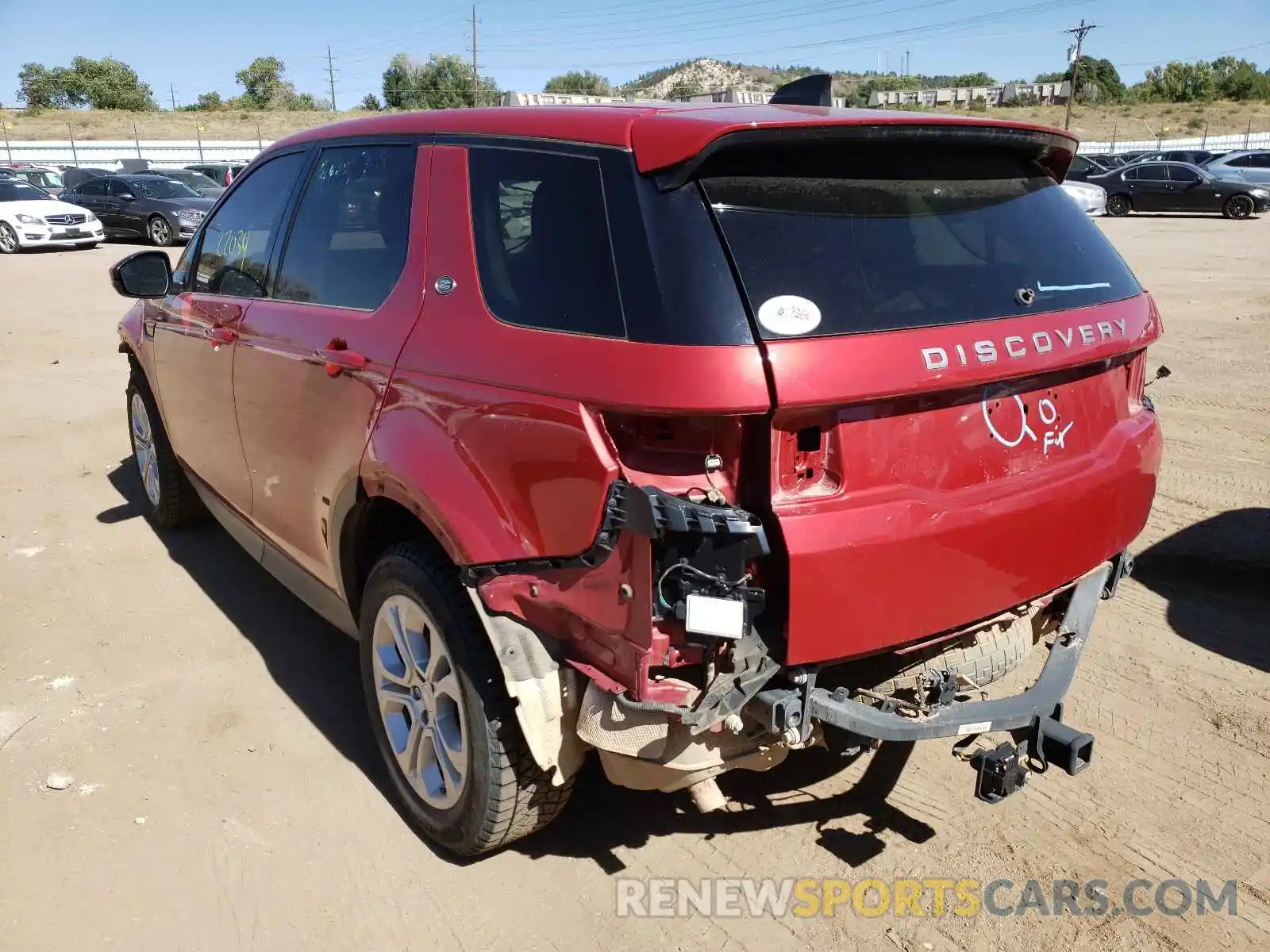 3 Photograph of a damaged car SALCJ2FX9LH845759 LAND ROVER DISCOVERY 2020