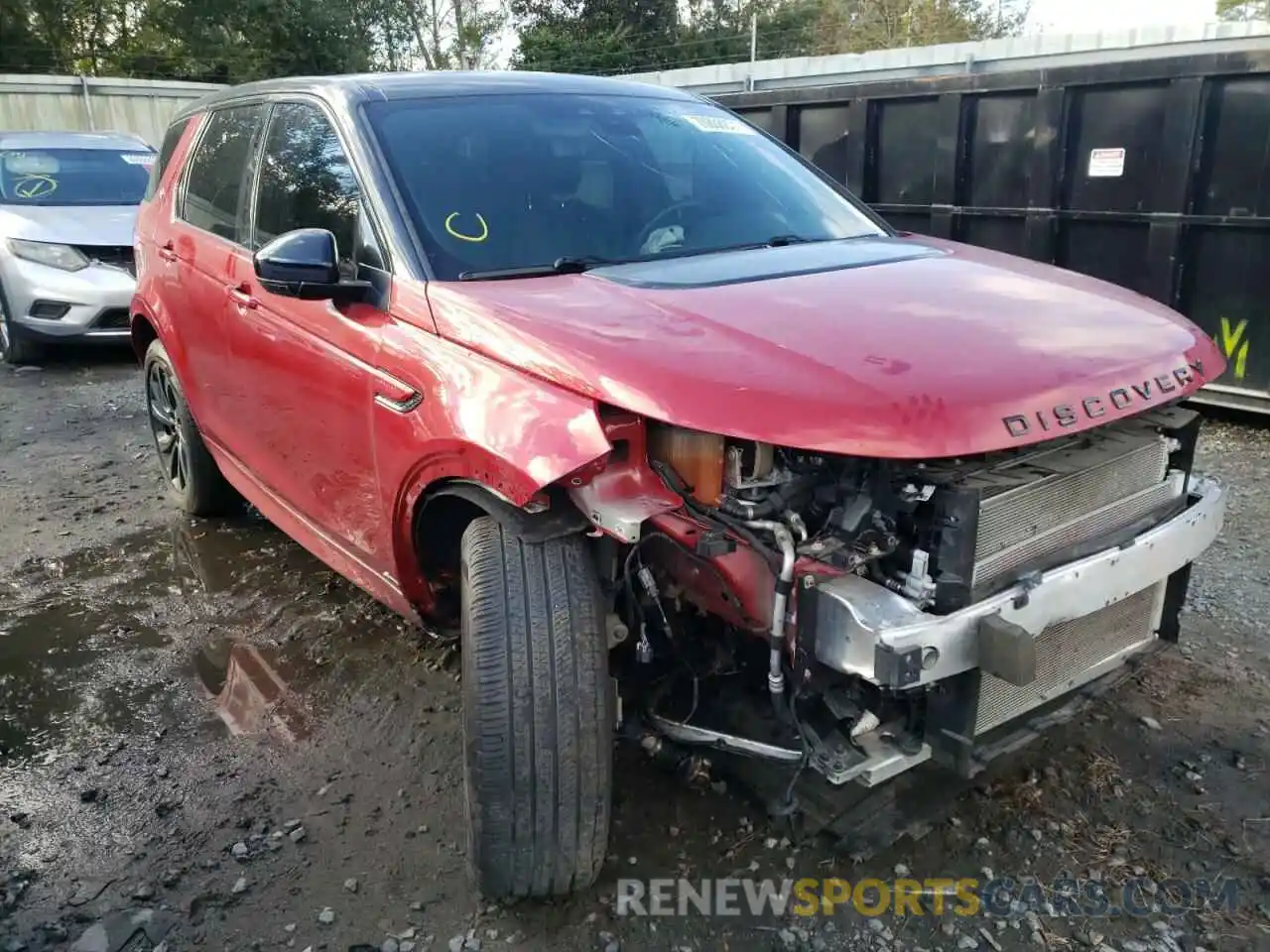 1 Photograph of a damaged car SALCL2FX0LH834420 LAND ROVER DISCOVERY 2020