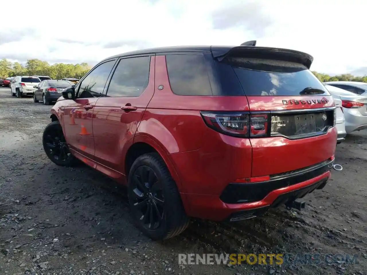 3 Photograph of a damaged car SALCL2FX0LH834420 LAND ROVER DISCOVERY 2020