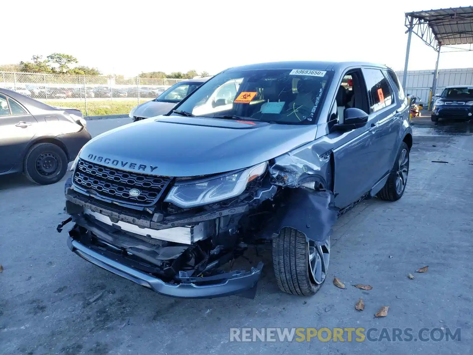 2 Photograph of a damaged car SALCL2FX5LH853223 LAND ROVER DISCOVERY 2020