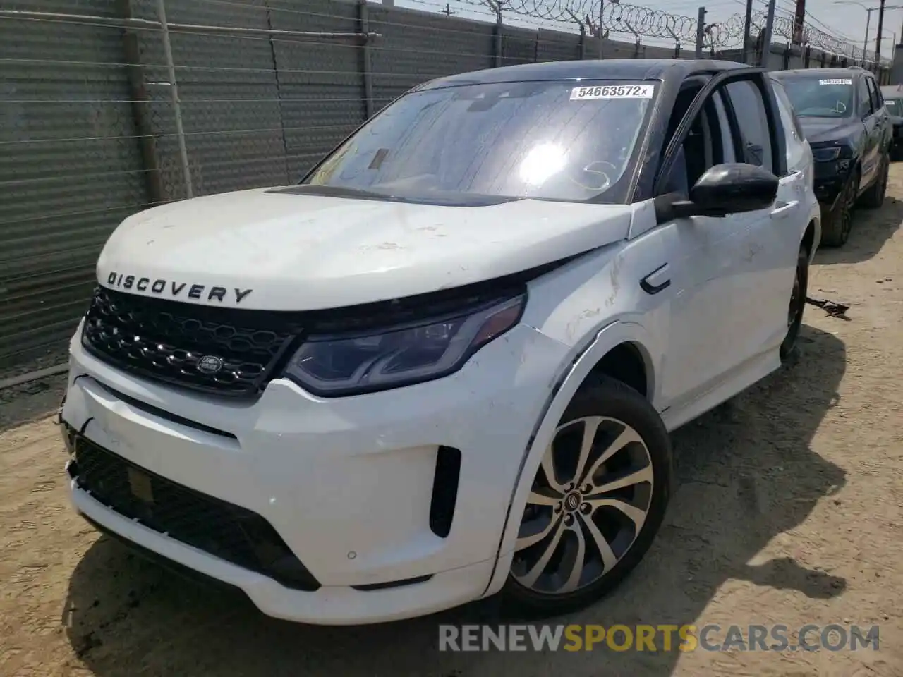 2 Photograph of a damaged car SALCM2GXXLH877108 LAND ROVER DISCOVERY 2020