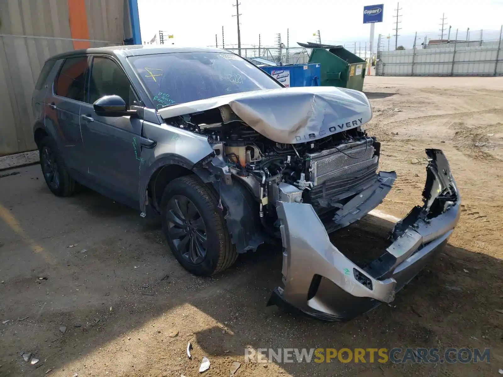 1 Photograph of a damaged car SALCP2FX2LH834603 LAND ROVER DISCOVERY 2020