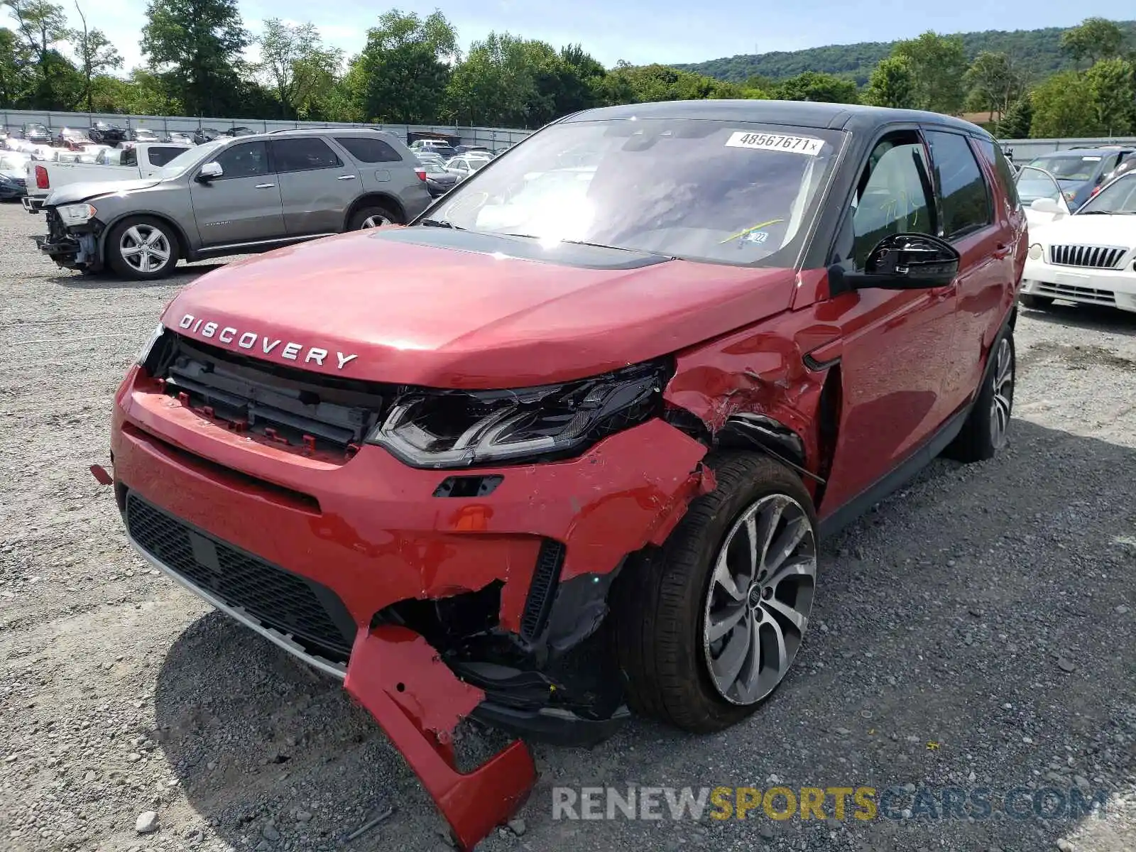 2 Photograph of a damaged car SALCP2FX3LH860840 LAND ROVER DISCOVERY 2020