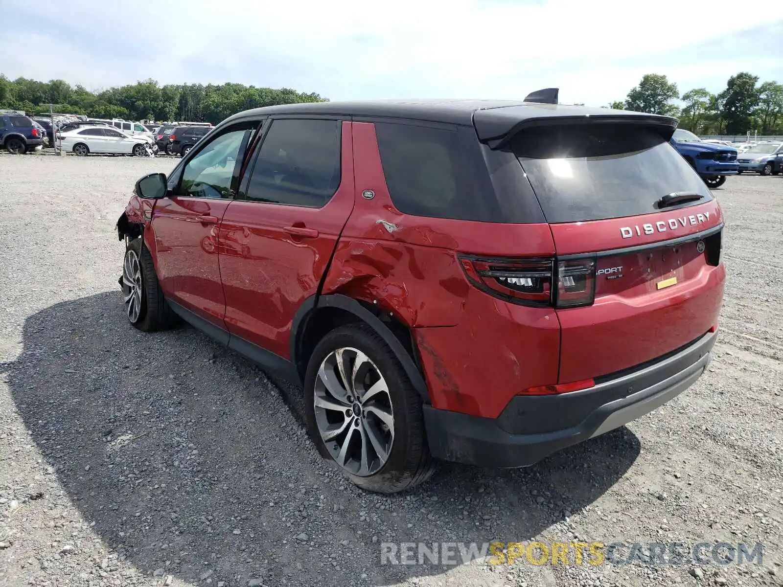 3 Photograph of a damaged car SALCP2FX3LH860840 LAND ROVER DISCOVERY 2020