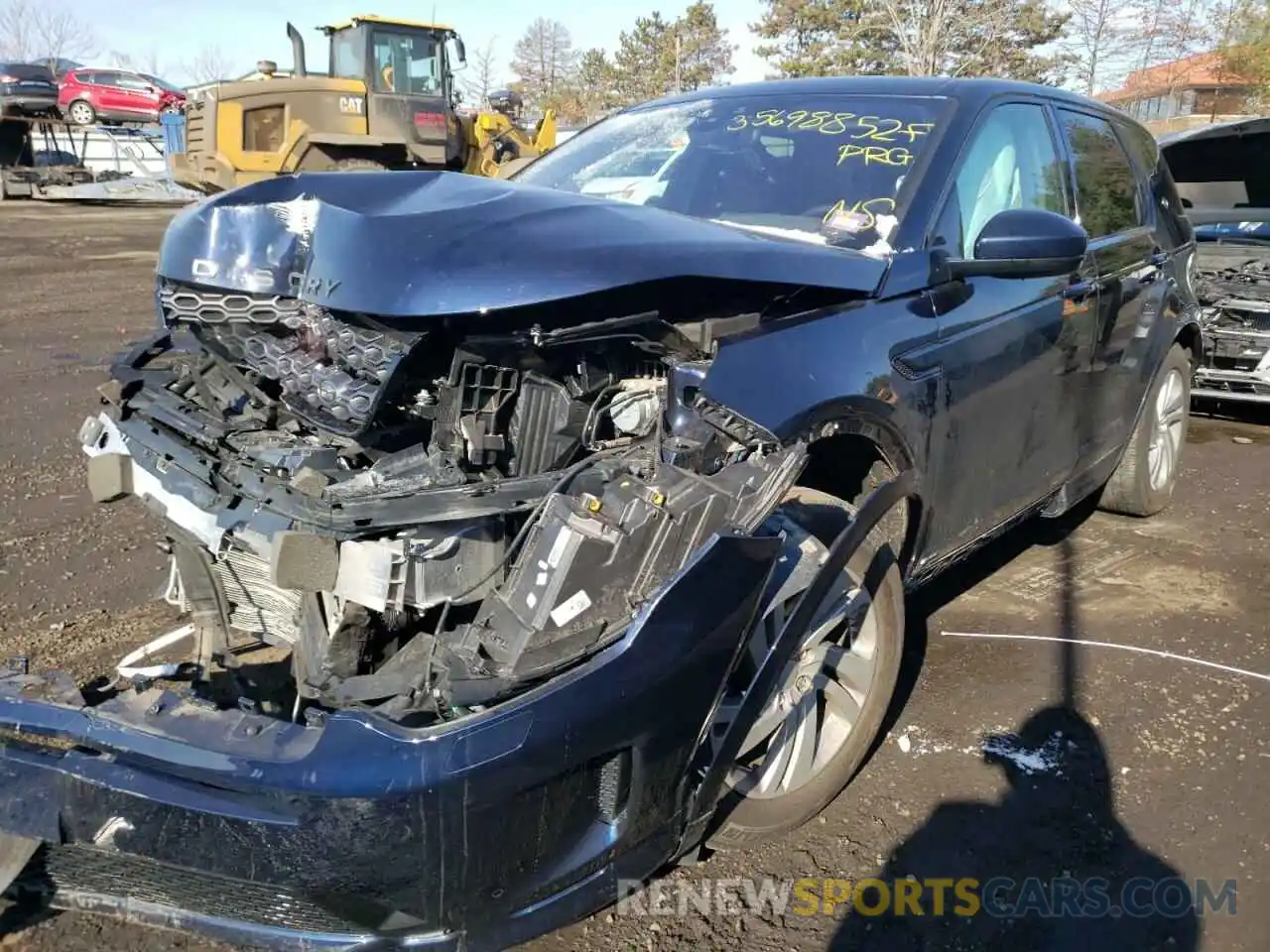 2 Photograph of a damaged car SALCT2FX4LH834145 LAND ROVER DISCOVERY 2020