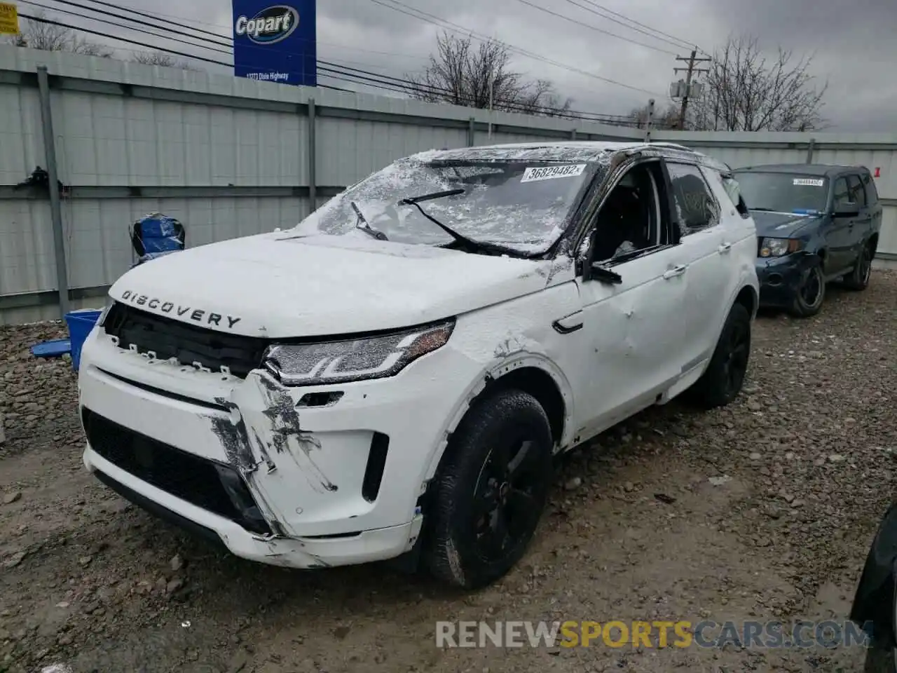 2 Photograph of a damaged car SALCT2FXXLH862676 LAND ROVER DISCOVERY 2020