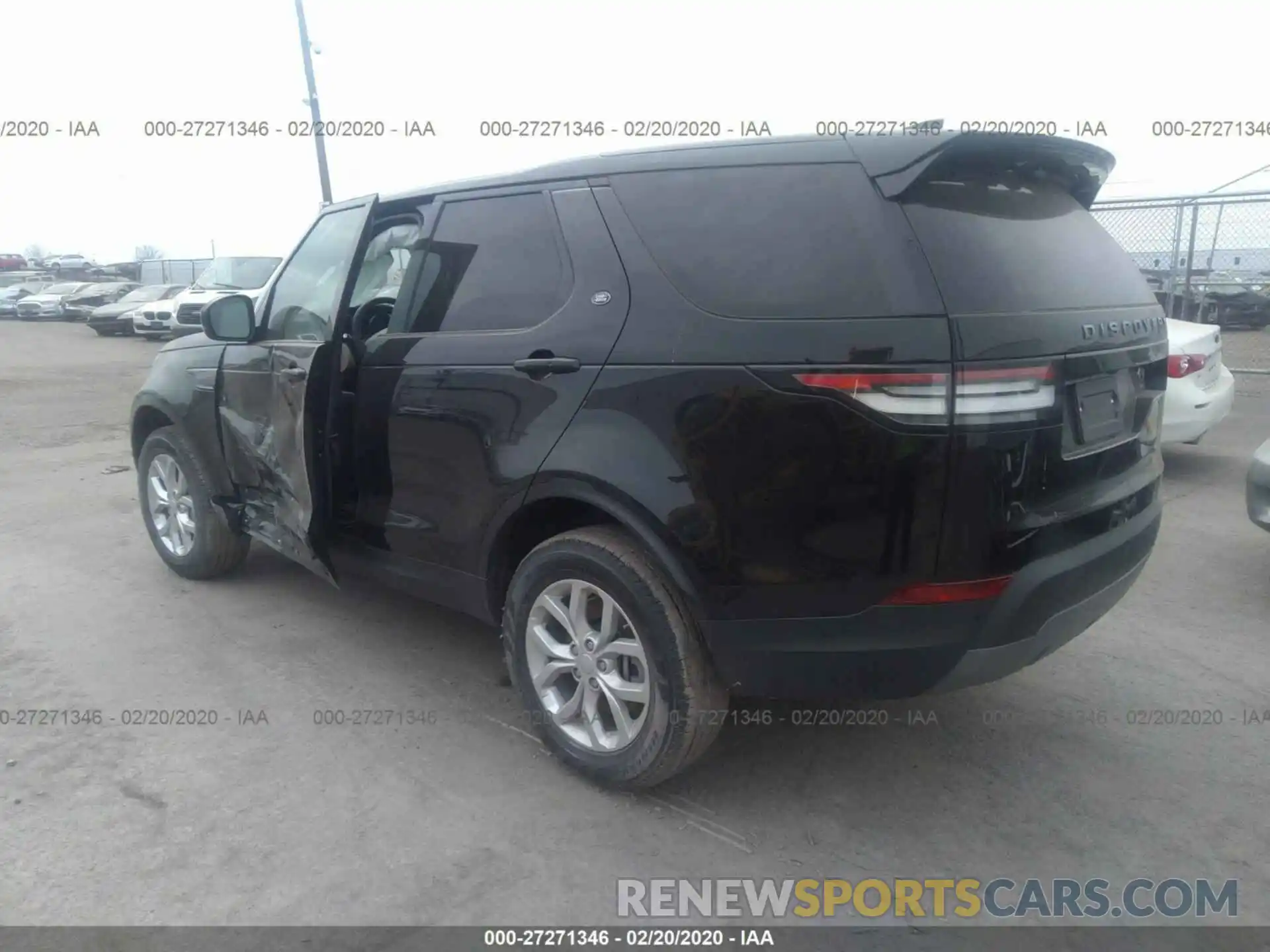 3 Фотография поврежденного автомобиля SALRG2RV2L2423046 LAND ROVER DISCOVERY 2020