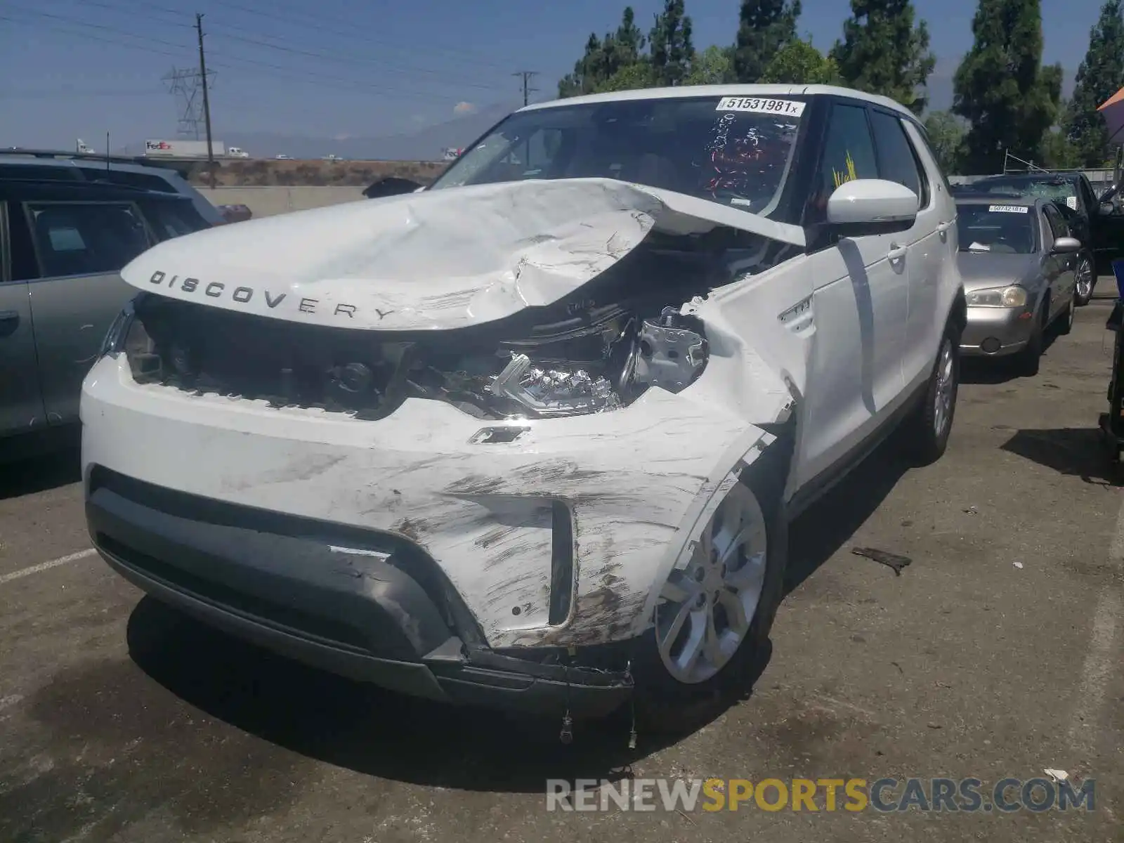 2 Photograph of a damaged car SALRG2RV2L2428540 LAND ROVER DISCOVERY 2020