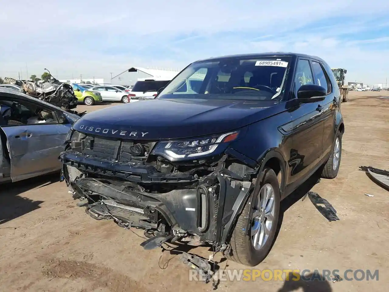 2 Фотография поврежденного автомобиля SALRG2RV2L2428604 LAND ROVER DISCOVERY 2020