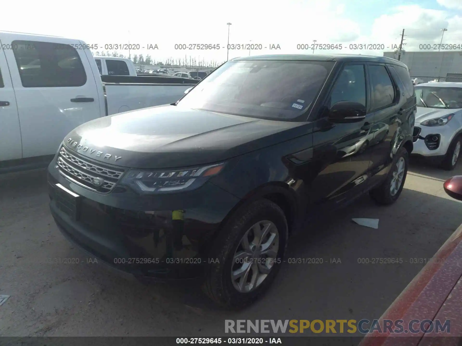 2 Фотография поврежденного автомобиля SALRG2RV4L2424764 LAND ROVER DISCOVERY 2020