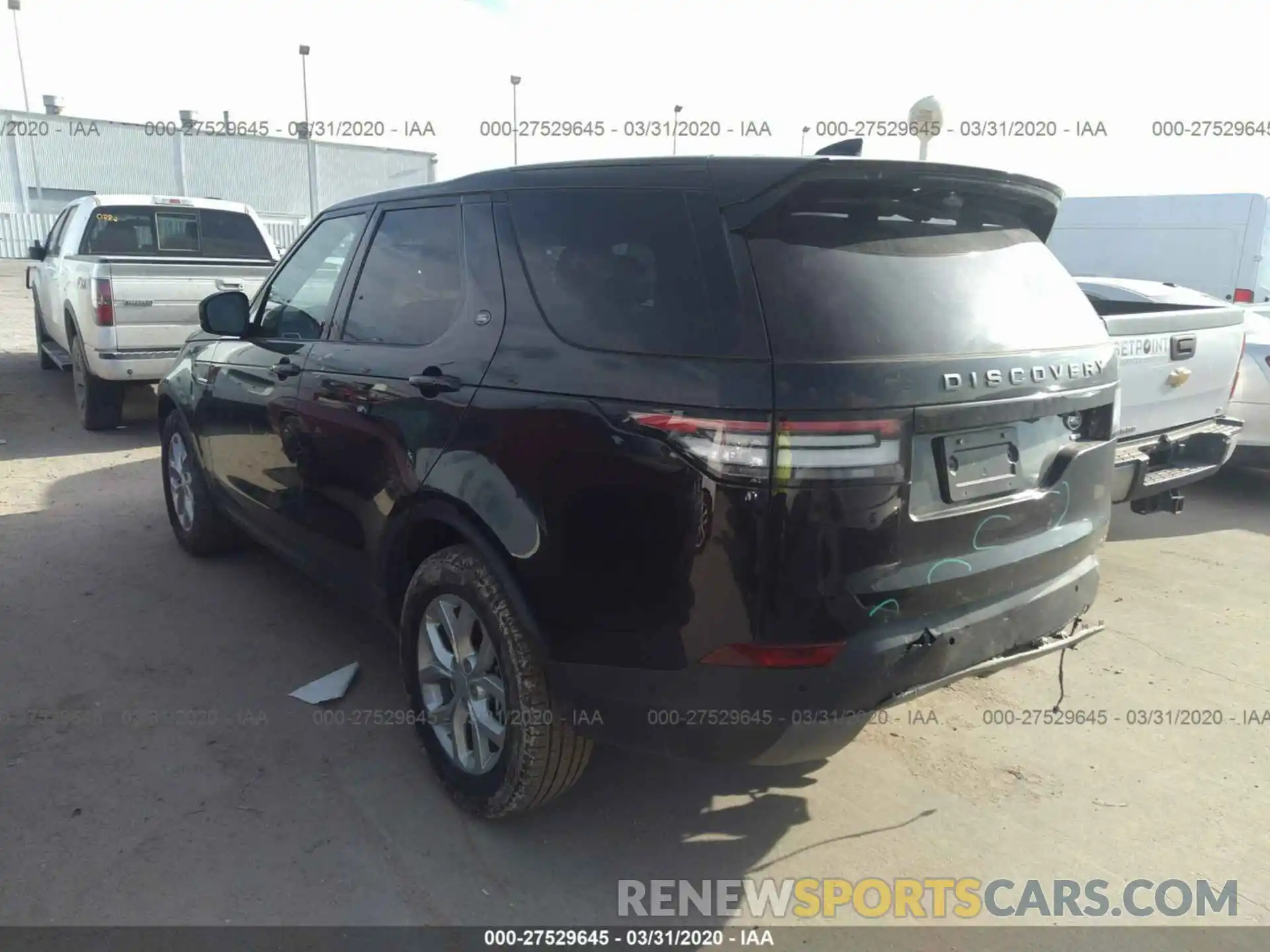 3 Фотография поврежденного автомобиля SALRG2RV4L2424764 LAND ROVER DISCOVERY 2020