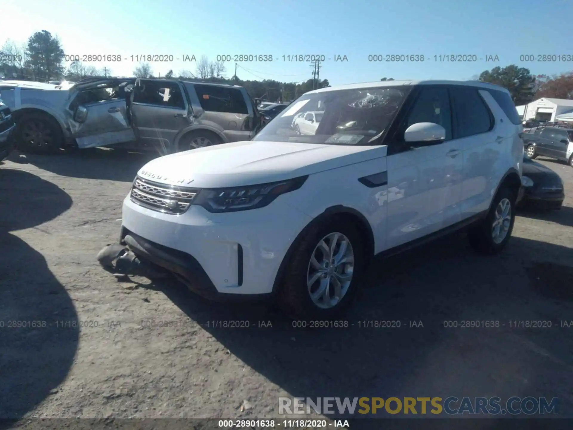 2 Фотография поврежденного автомобиля SALRG2RV7L2421955 LAND ROVER DISCOVERY 2020