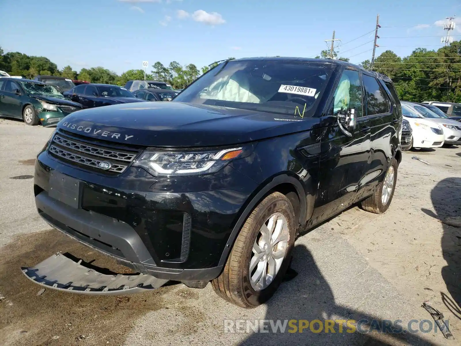 2 Photograph of a damaged car SALRG2RV8L2426176 LAND ROVER DISCOVERY 2020