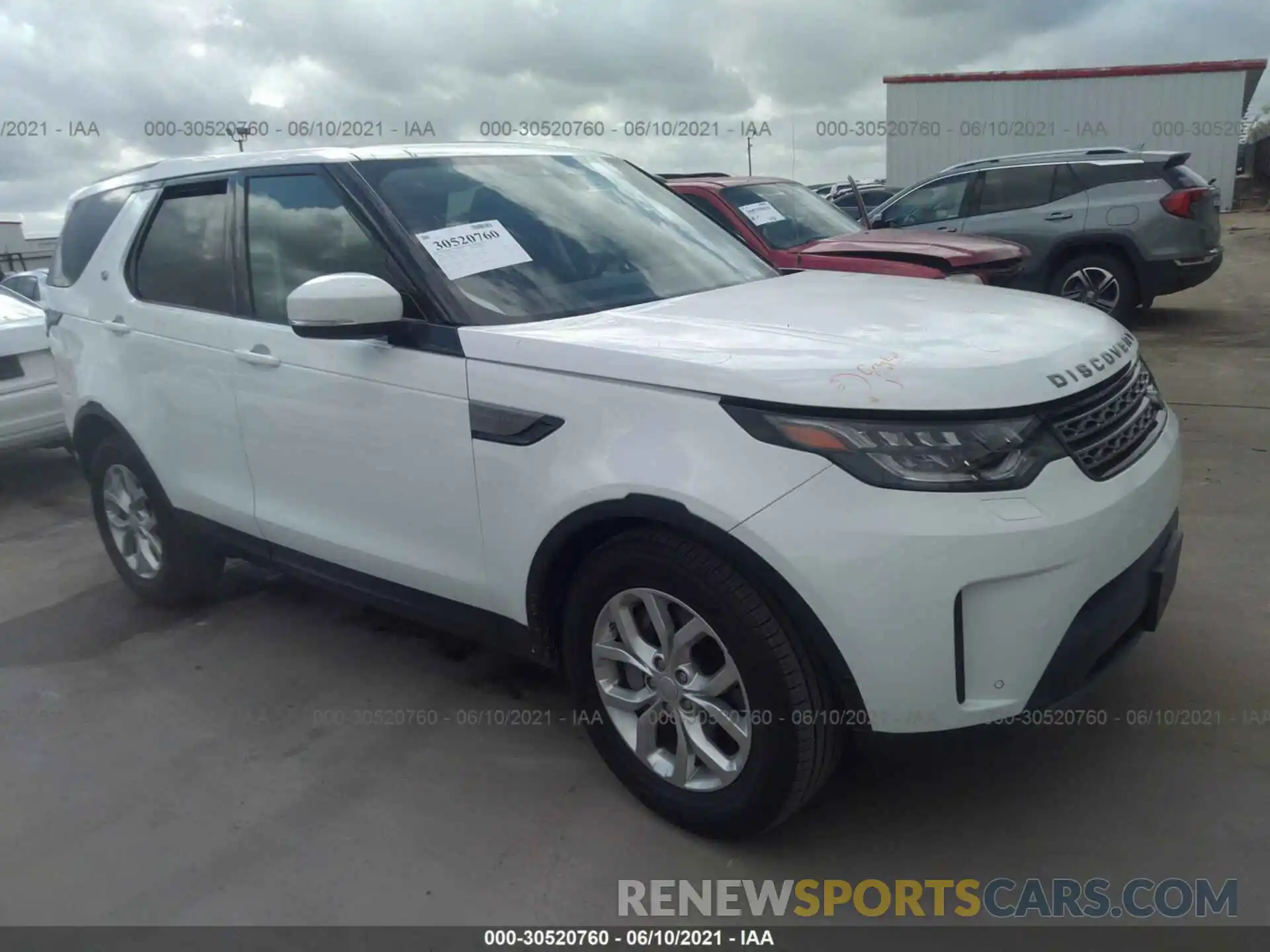 1 Photograph of a damaged car SALRG2RV9L2424792 LAND ROVER DISCOVERY 2020