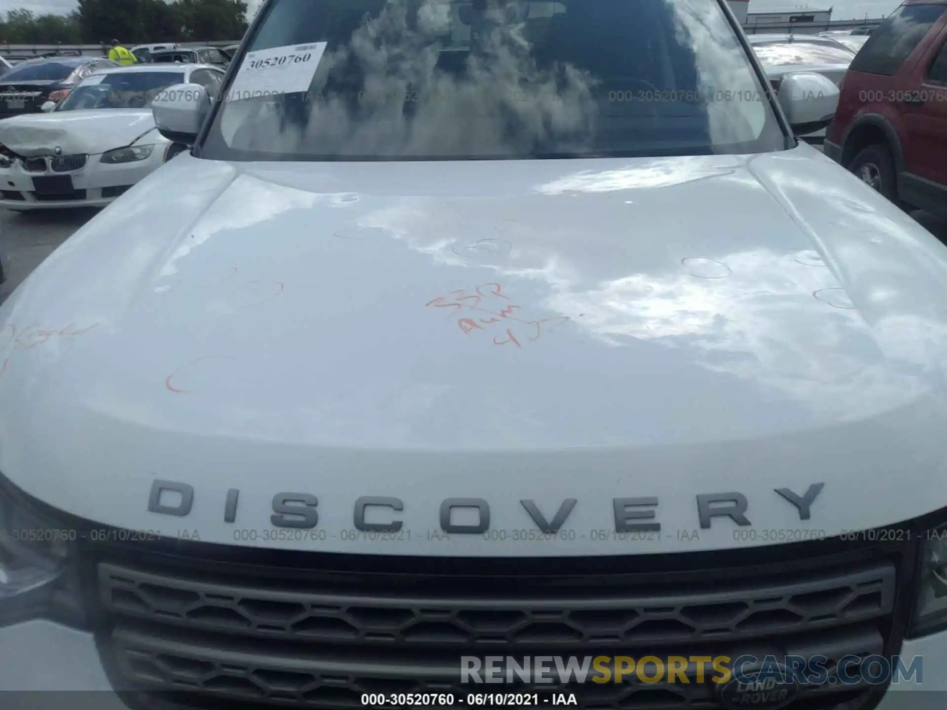 6 Photograph of a damaged car SALRG2RV9L2424792 LAND ROVER DISCOVERY 2020