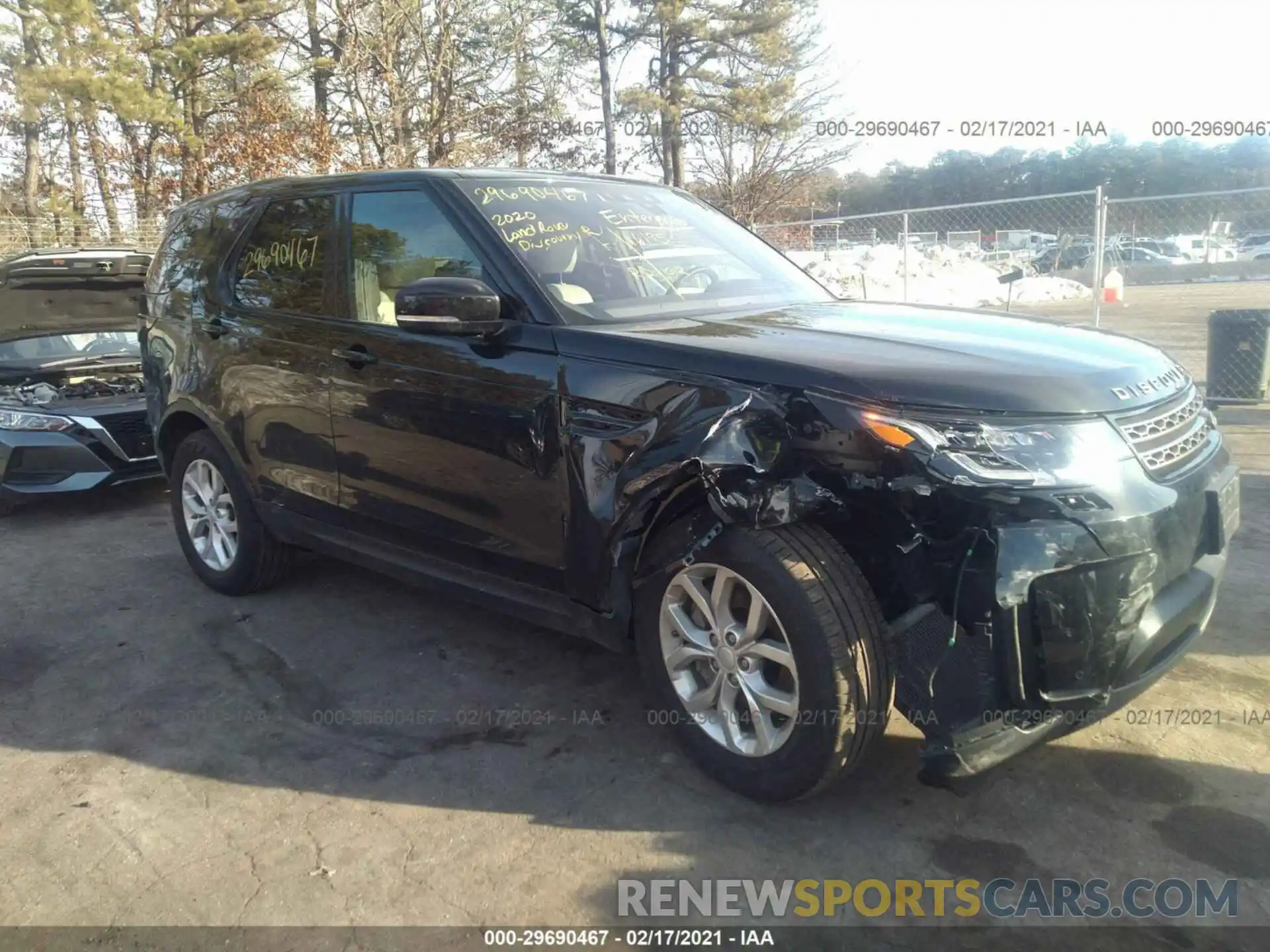 1 Photograph of a damaged car SALRG2RVXL2422131 LAND ROVER DISCOVERY 2020