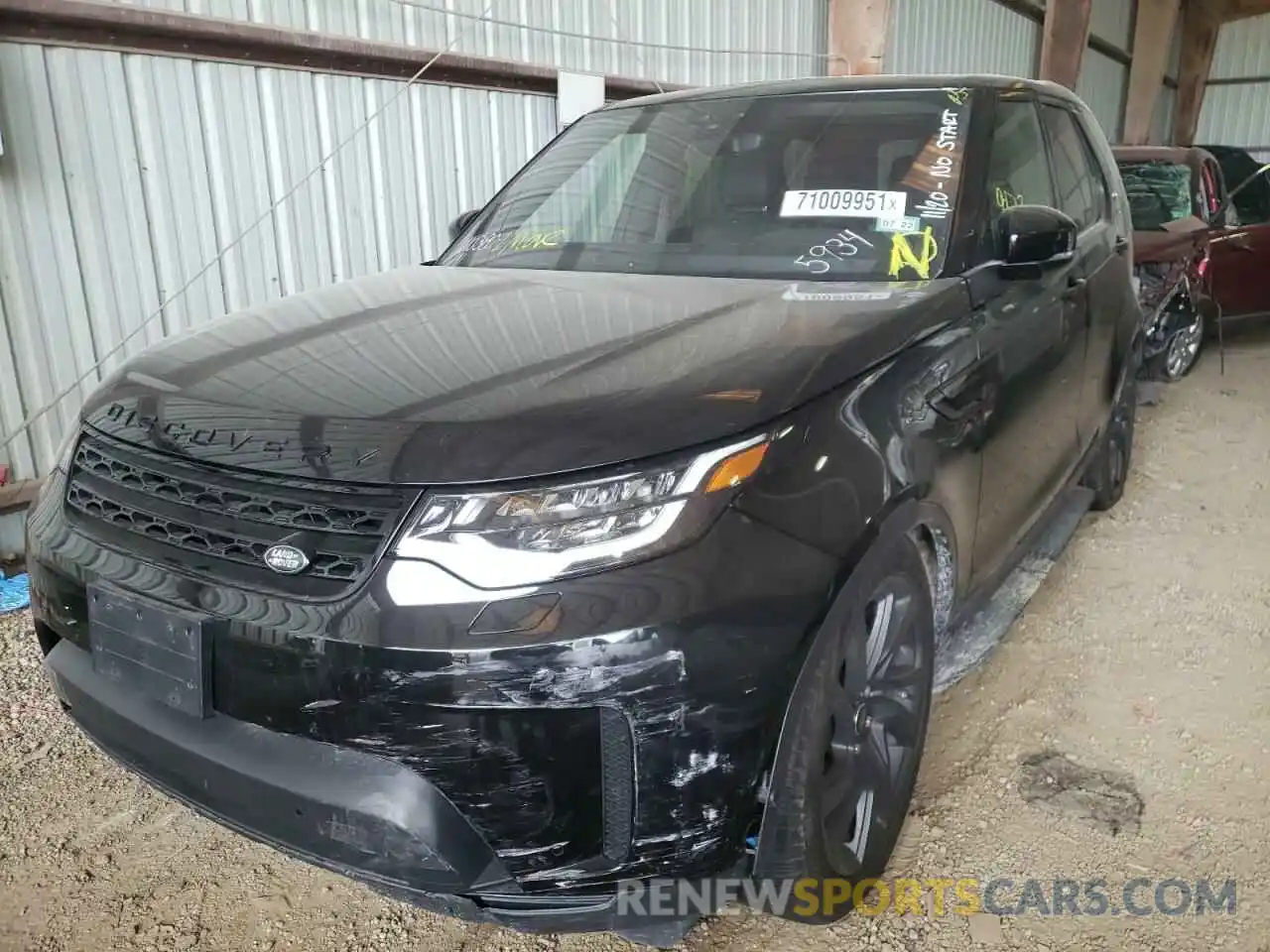 2 Photograph of a damaged car SALRR2RV0L2435934 LAND ROVER DISCOVERY 2020