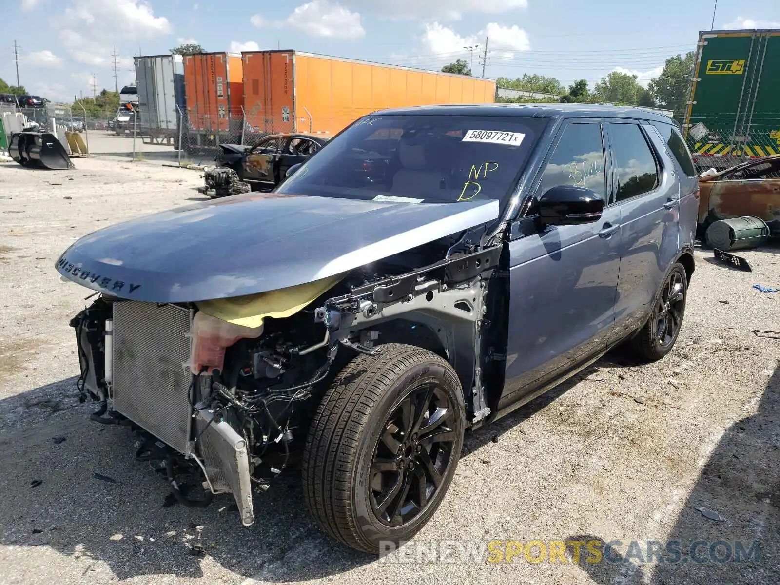 2 Photograph of a damaged car SALRU2RV1L2424567 LAND ROVER DISCOVERY 2020