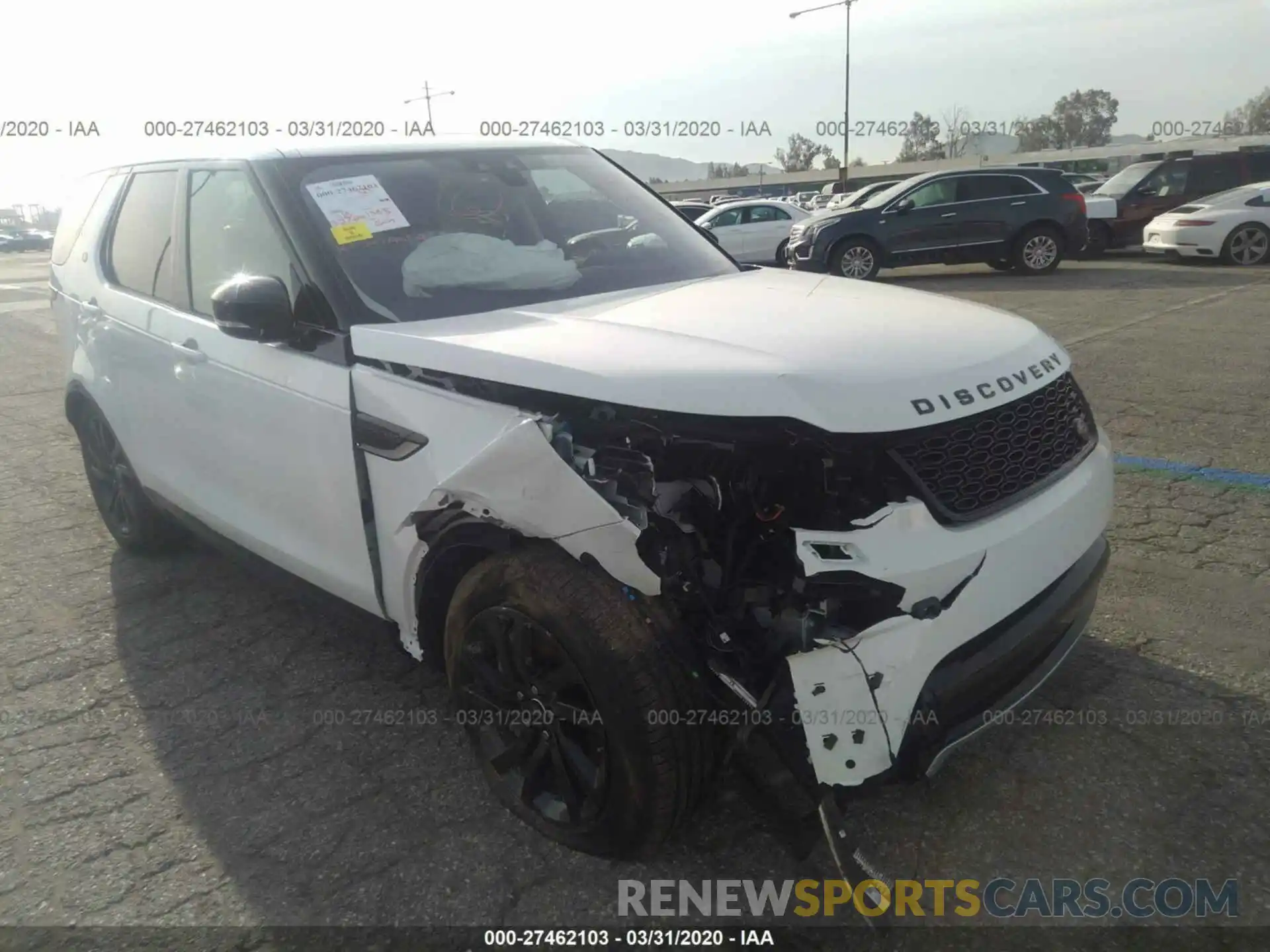 1 Photograph of a damaged car SALRU2RV2L2427106 LAND ROVER DISCOVERY 2020