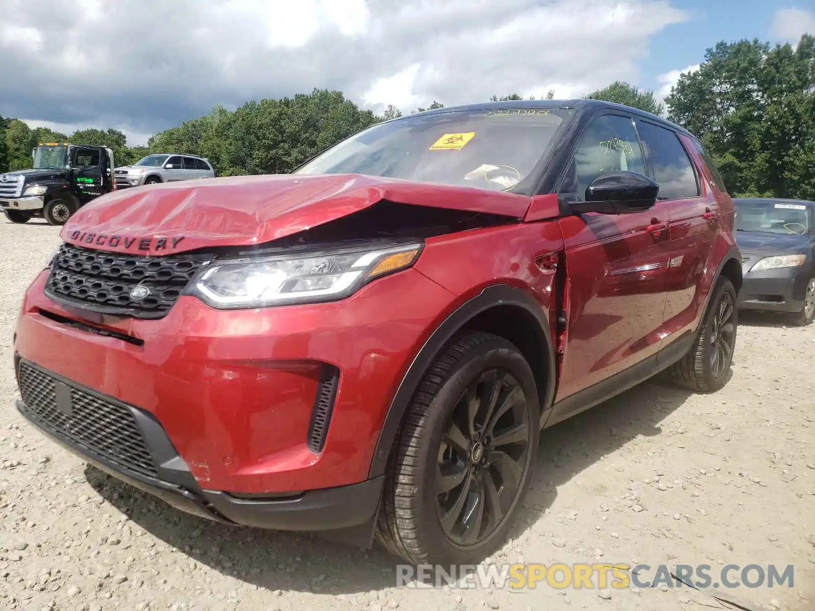 2 Photograph of a damaged car SALCJ2FX1MH892866 LAND ROVER DISCOVERY 2021