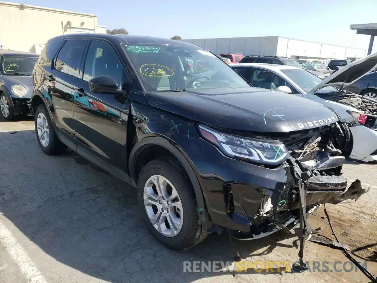 1 Photograph of a damaged car SALCJ2FX5MH884060 LAND ROVER DISCOVERY 2021