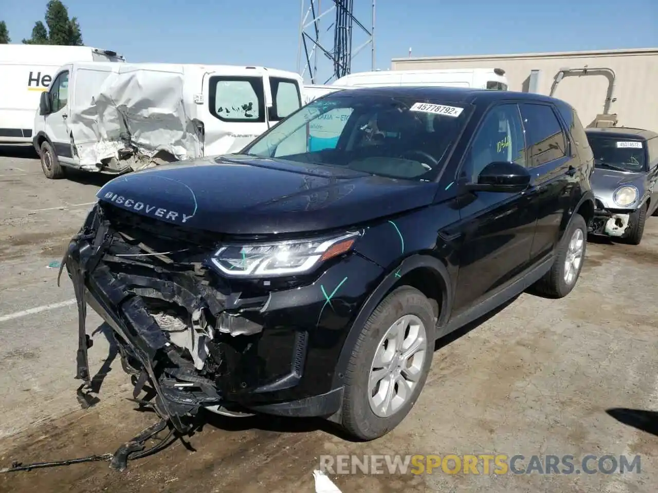 2 Photograph of a damaged car SALCJ2FX5MH884060 LAND ROVER DISCOVERY 2021