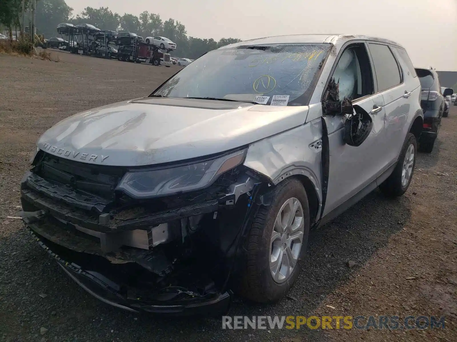 2 Photograph of a damaged car SALCJ2FX9MH885616 LAND ROVER DISCOVERY 2021