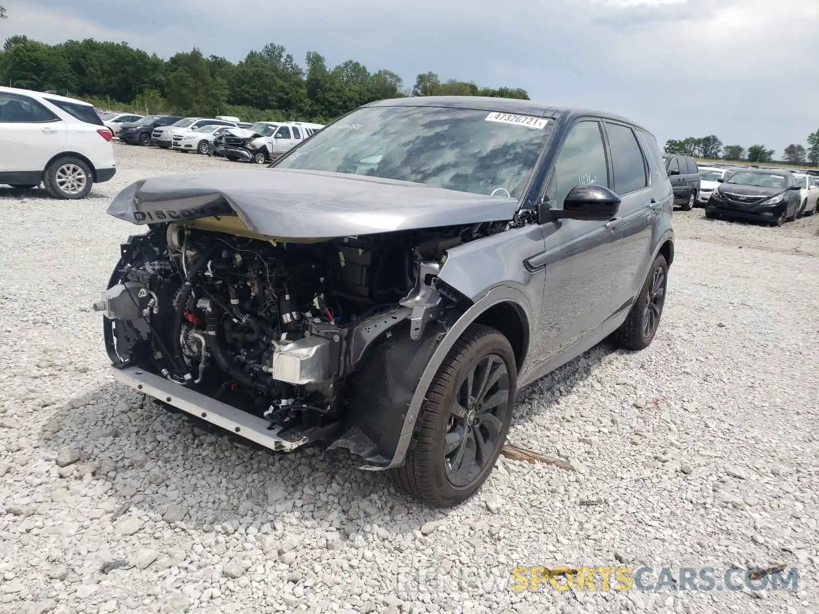 2 Photograph of a damaged car SALCL2FX8MH891062 LAND ROVER DISCOVERY 2021