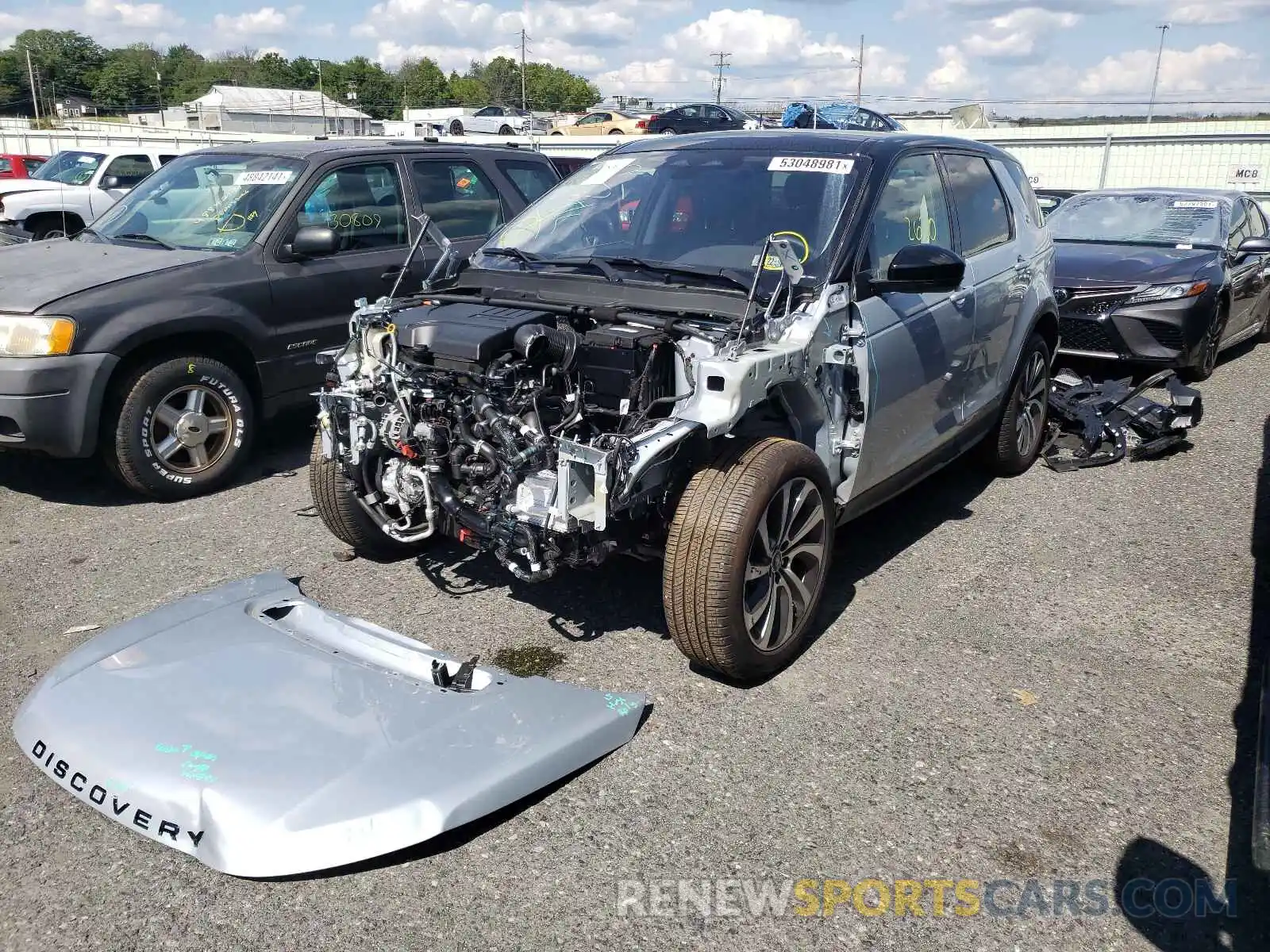 2 Photograph of a damaged car SALCP2FX2MH885276 LAND ROVER DISCOVERY 2021