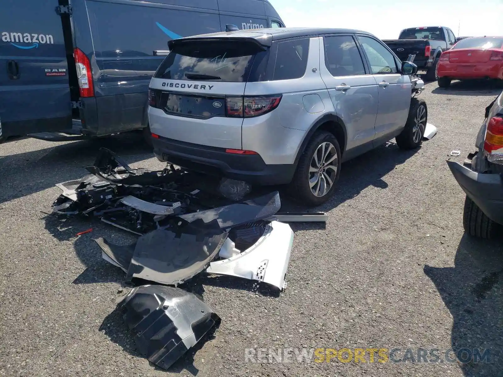 4 Photograph of a damaged car SALCP2FX2MH885276 LAND ROVER DISCOVERY 2021