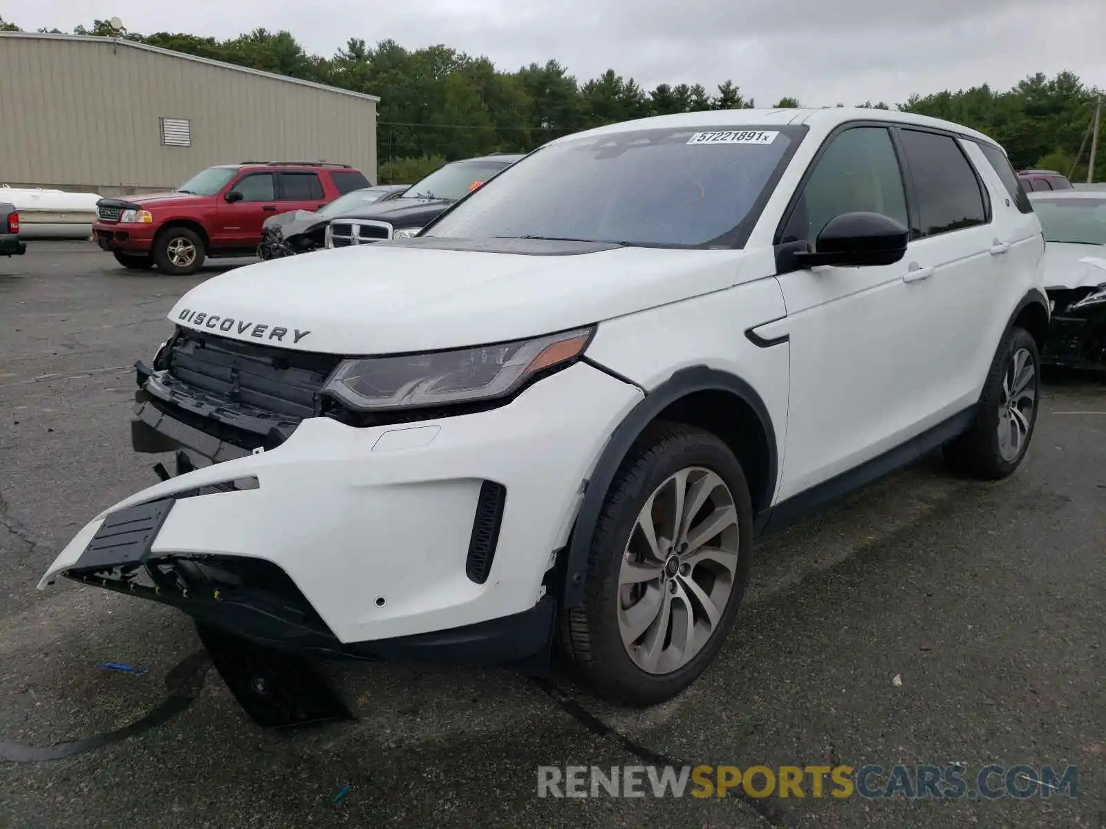 2 Photograph of a damaged car SALCP2FX3MH888008 LAND ROVER DISCOVERY 2021