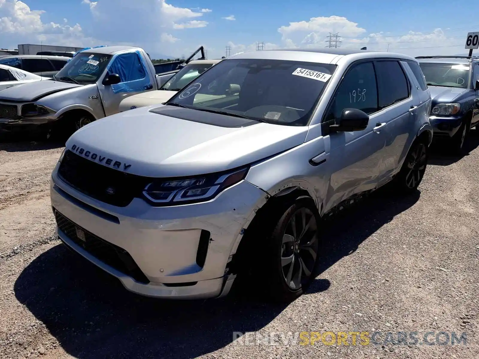 2 Photograph of a damaged car SALCT2FXXMH890995 LAND ROVER DISCOVERY 2021