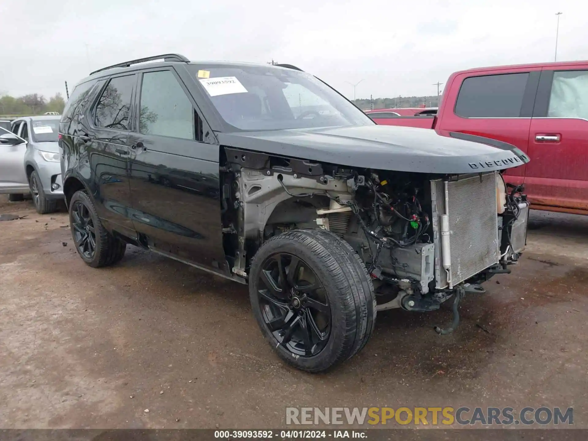 1 Photograph of a damaged car SALRT4RU3M2452507 LAND ROVER DISCOVERY 2021