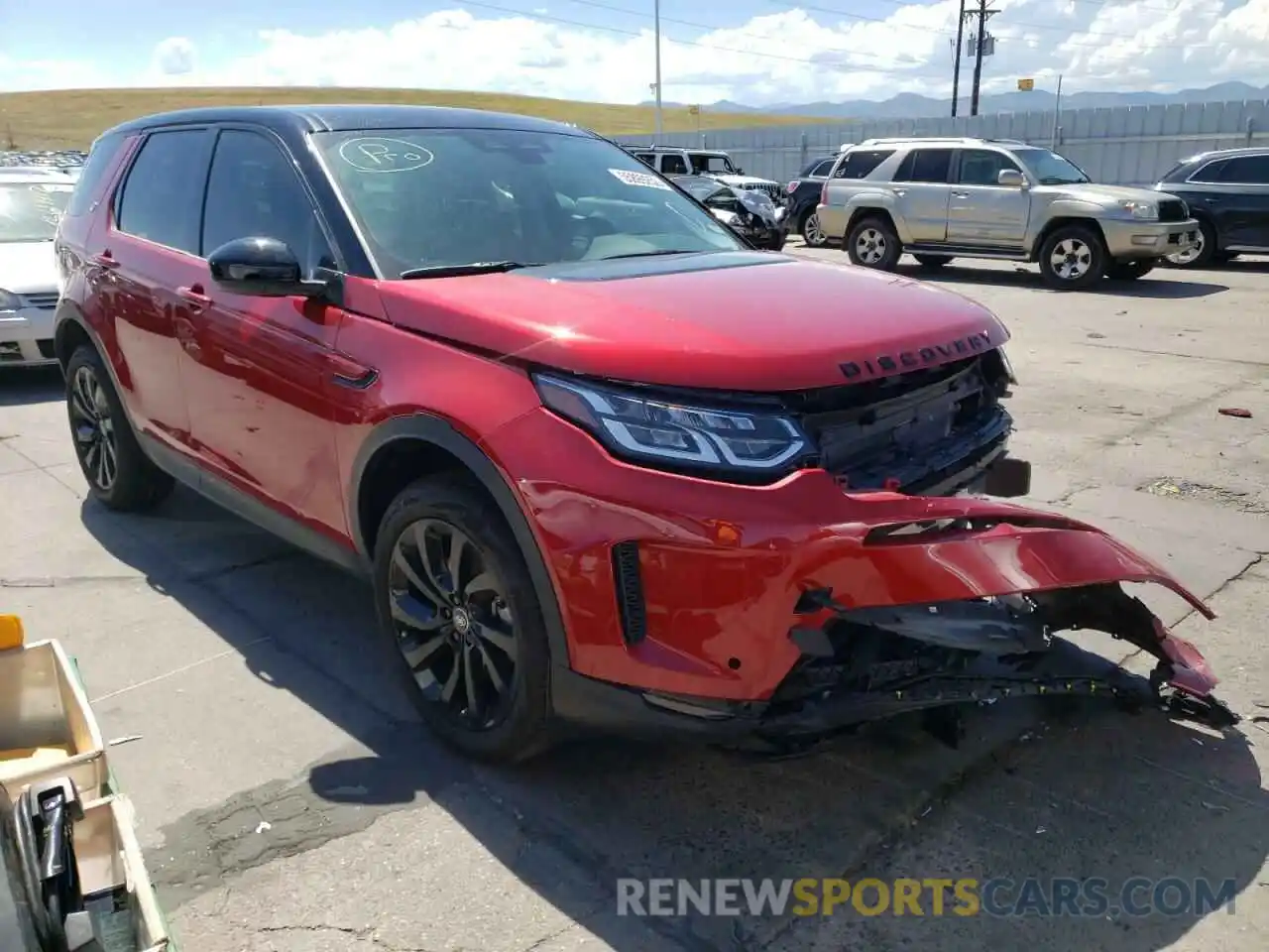 1 Photograph of a damaged car SALCJ2FX1NH911479 LAND ROVER DISCOVERY 2022