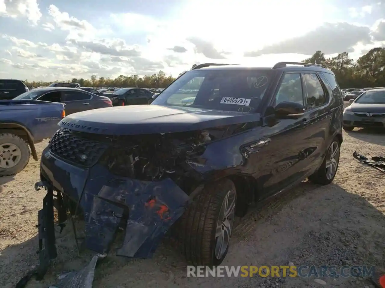 2 Photograph of a damaged car SALRM4EU8N2460803 LAND ROVER DISCOVERY 2022