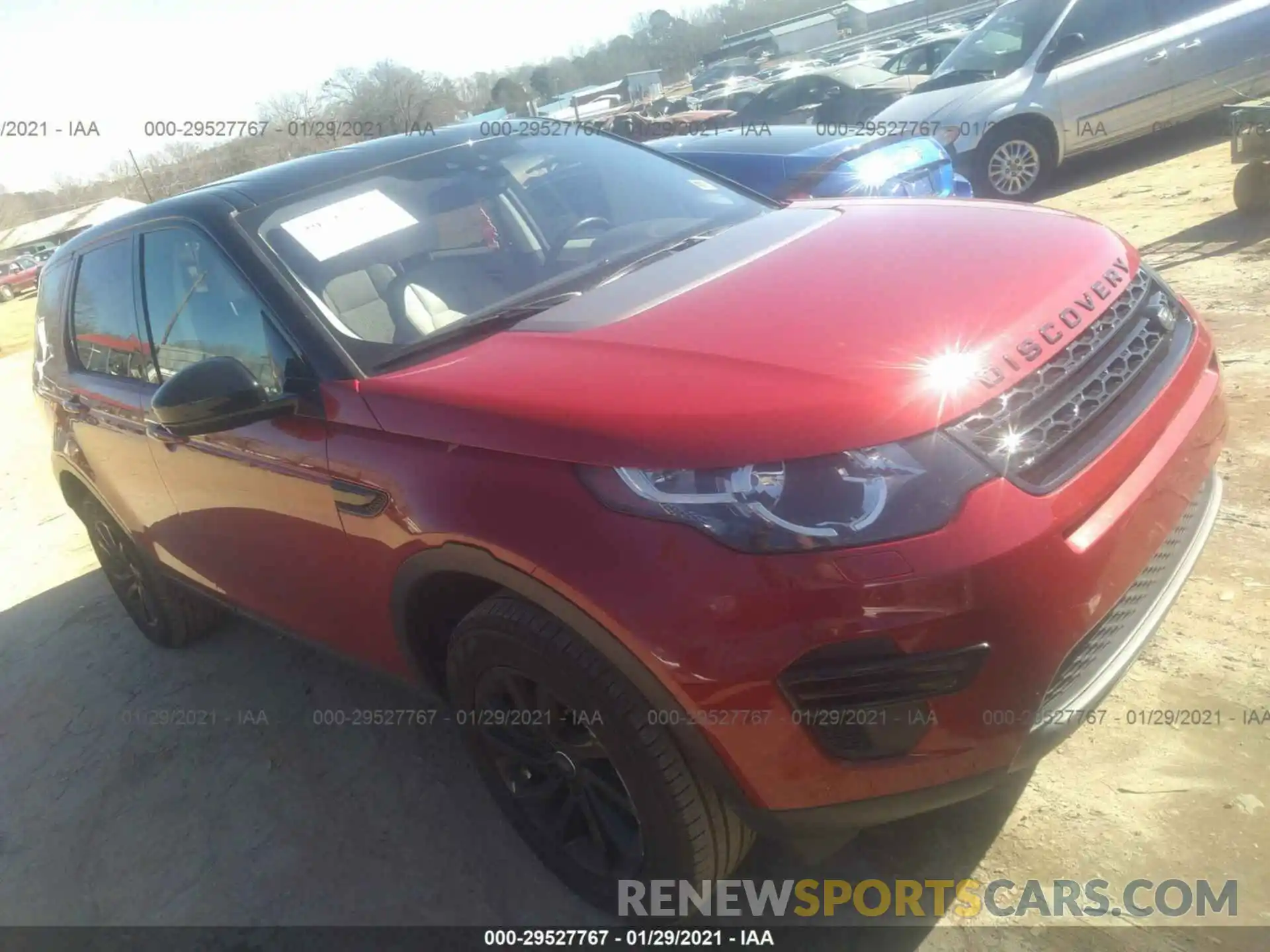 1 Photograph of a damaged car SALCP2FX0KH827096 LAND ROVER DISCOVERY SPORT 2019