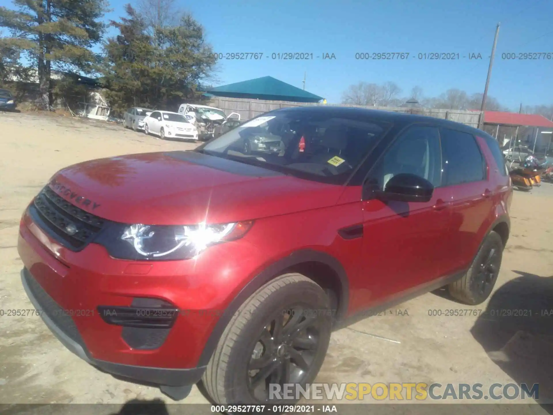 2 Photograph of a damaged car SALCP2FX0KH827096 LAND ROVER DISCOVERY SPORT 2019