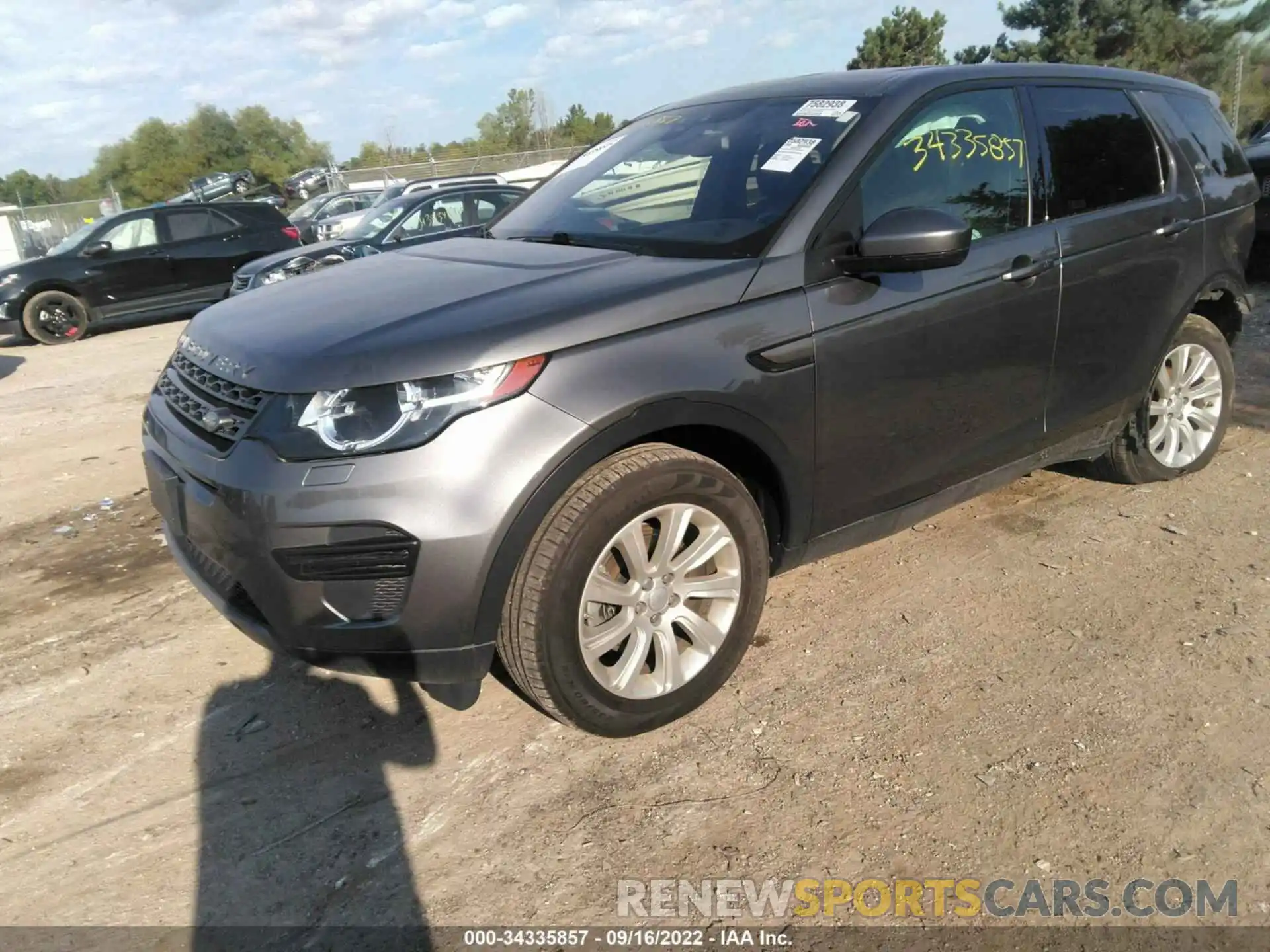 2 Photograph of a damaged car SALCP2FX1KH789345 LAND ROVER DISCOVERY SPORT 2019