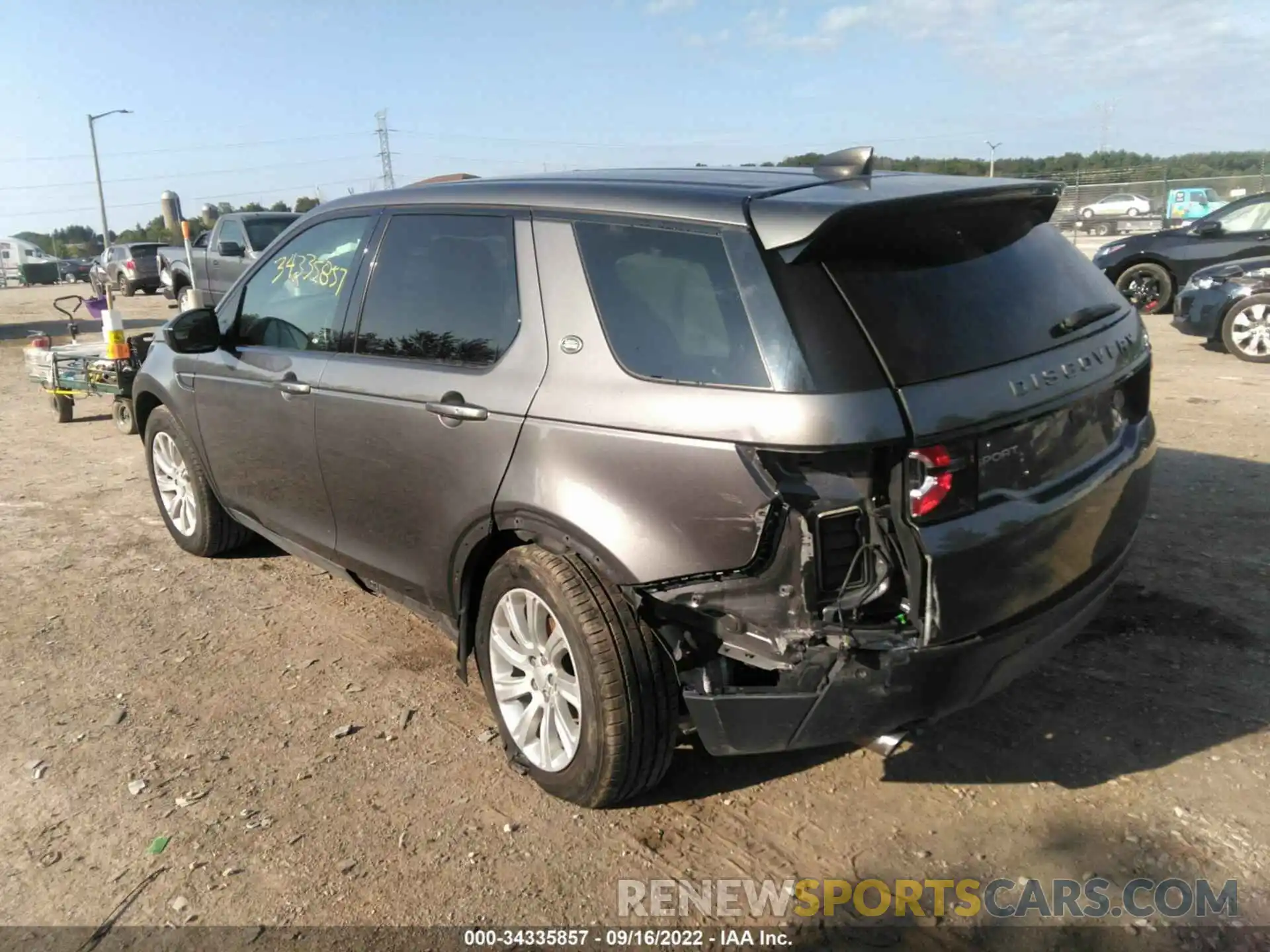 3 Photograph of a damaged car SALCP2FX1KH789345 LAND ROVER DISCOVERY SPORT 2019