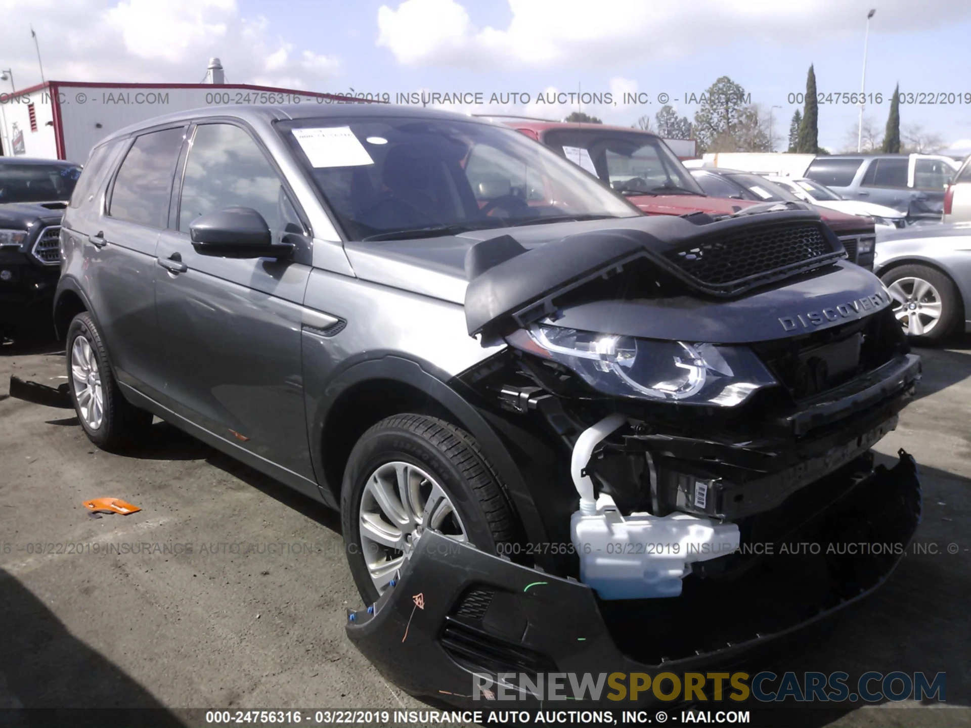 1 Photograph of a damaged car SALCP2FX2KH795820 LAND ROVER DISCOVERY SPORT 2019