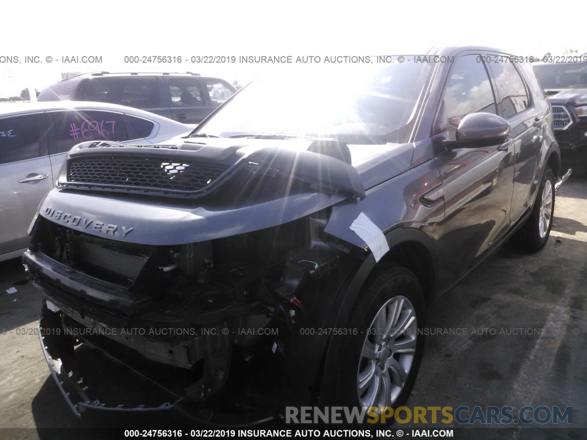 2 Photograph of a damaged car SALCP2FX2KH795820 LAND ROVER DISCOVERY SPORT 2019