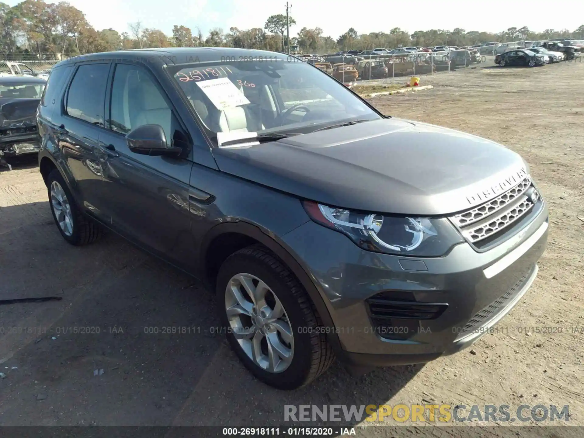 1 Photograph of a damaged car SALCP2FX3KH809644 LAND ROVER DISCOVERY SPORT 2019