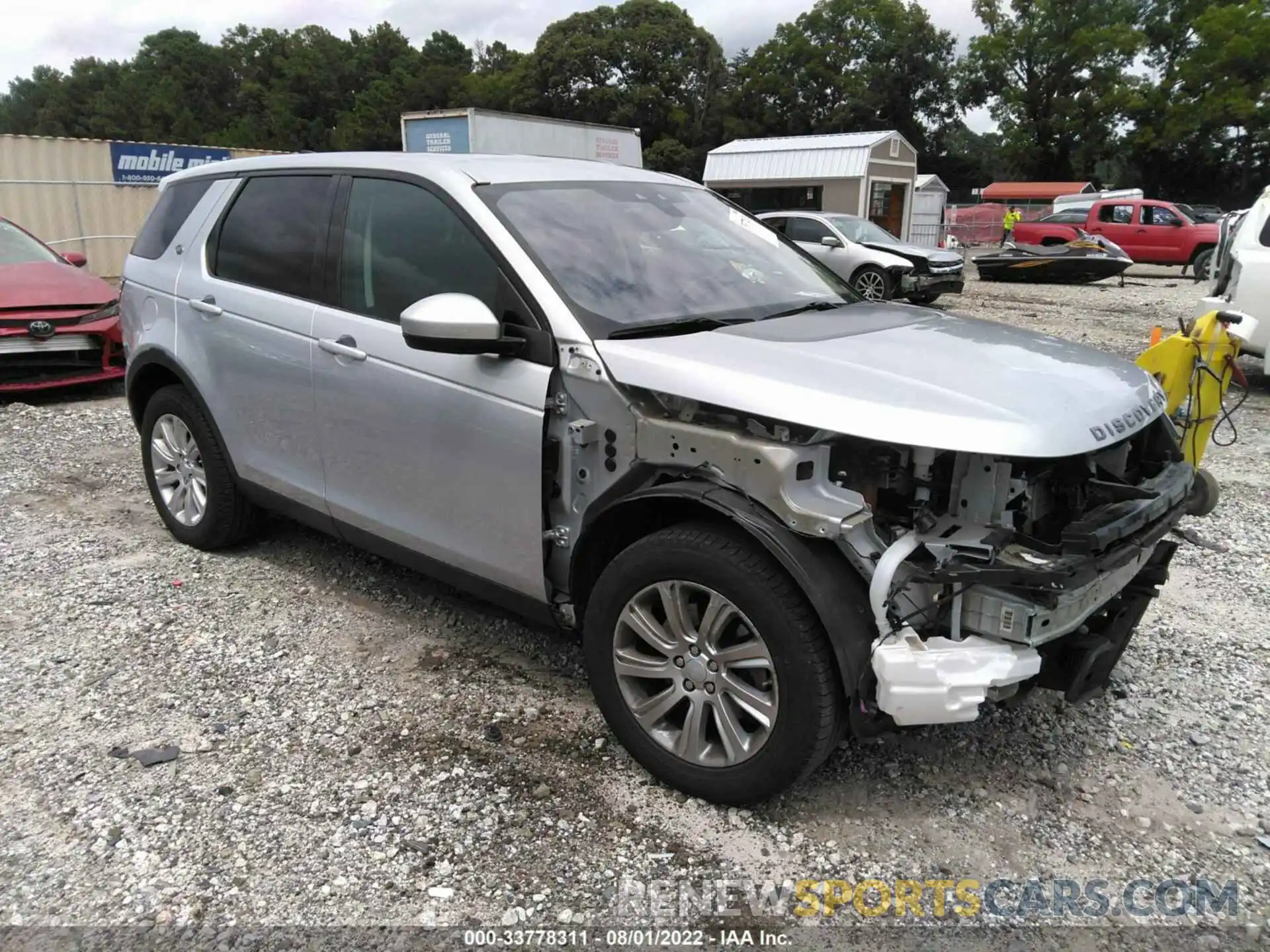 1 Photograph of a damaged car SALCP2FX3KH828310 LAND ROVER DISCOVERY SPORT 2019