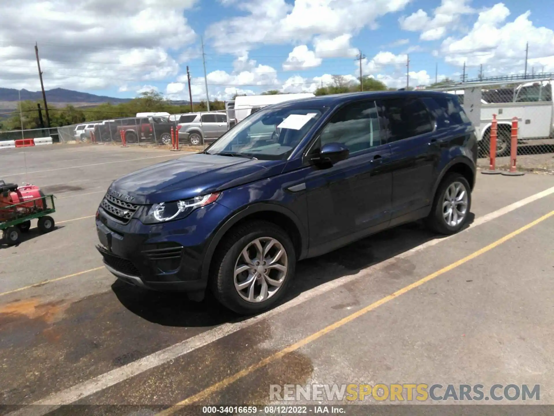 2 Фотография поврежденного автомобиля SALCP2FX4KH803707 LAND ROVER DISCOVERY SPORT 2019