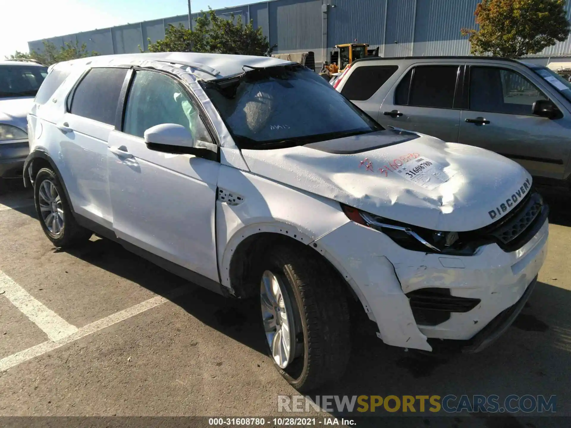 1 Photograph of a damaged car SALCP2FX5KH794693 LAND ROVER DISCOVERY SPORT 2019