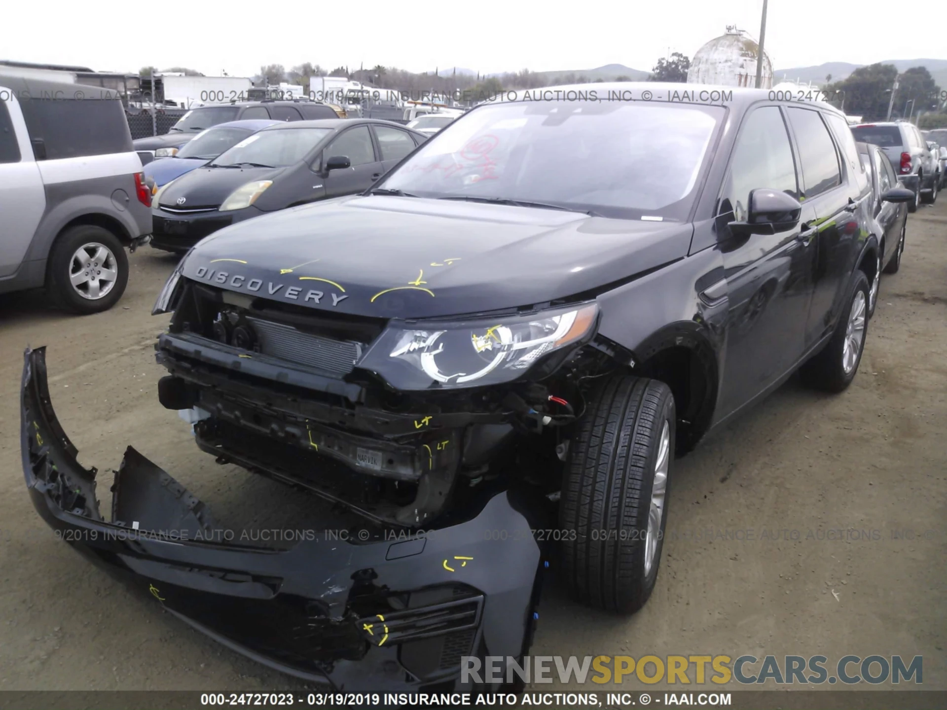 2 Photograph of a damaged car SALCP2FX5KH795679 LAND ROVER DISCOVERY SPORT 2019